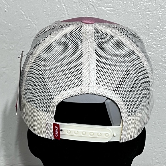 Kimes Ranch El Paso Women’s Trucker Hat Blush Pink Leather Suede Cowgirl - Picture 6 of 10